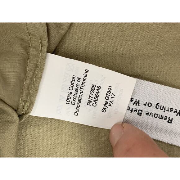 Madewell Woman’s Button-Up Tie Front Camp Shirt Embroidered Floral Pattern S - Picture 9 of 12